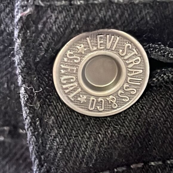 Levi’s 515 5-Pocket Black Boot Cut Jeans- Size 12M - Picture 5 of 12